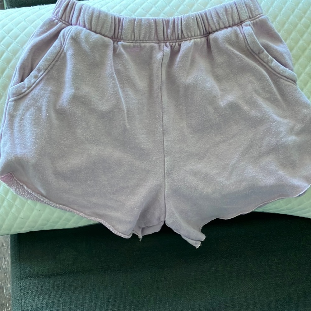 Super soft shorts in lavender